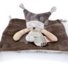 Plyšový medvídek k mazlení Bear Taupe Flat Comforter Doudou et Compagnie s QR kódem na pohádky hnědý 25 cm od 0 měsíců - Image 2