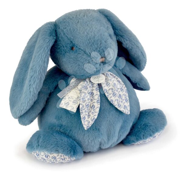 Plyšový zajíc Giant Bunny Blue Doudou et Compagnie modrý 42 cm od 0 měs