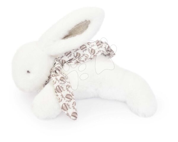 Plyšový zajíček Bunny White Doudou et Compagnie bílý 25 cm od 0 měs