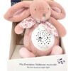 Plyšový zajíček Musical Night Light Star Projector Pink Doudou et Compagnie se světlem hudbou a bílým šumem růžový 19 cm od 0 měs - Image 2