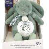 Plyšový zajíček Musical Night Light Star Projector Sage Green Doudou et Compagnie se světlem hudbou a bílým šumem zelený 19 cm od 0 měs - Image 2