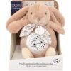 Plyšový zajíček Musical Night Light Star Projector Sand Beige Doudou et Compagnie se světlem hudbou a bílým šumem béžový 19 cm od 0 měs - Image 2