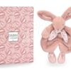 Plyšový zajíček k mazlení Bunny Comforter Pink Doudou et Compagnie v dárkovém balení růžový 29 cm od 0 měs - Image 2