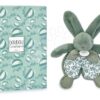 Plyšový zajíček k mazlení Bunny Comforter Sage Green Doudou et Compagnie v dárkovém balení zelený 18 cm od 0 měs - Image 2