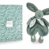 Plyšový zajíček k mazlení Bunny Comforter Sage Green Doudou et Compagnie v dárkovém balení zelený 29 cm od 0 měs - Image 2